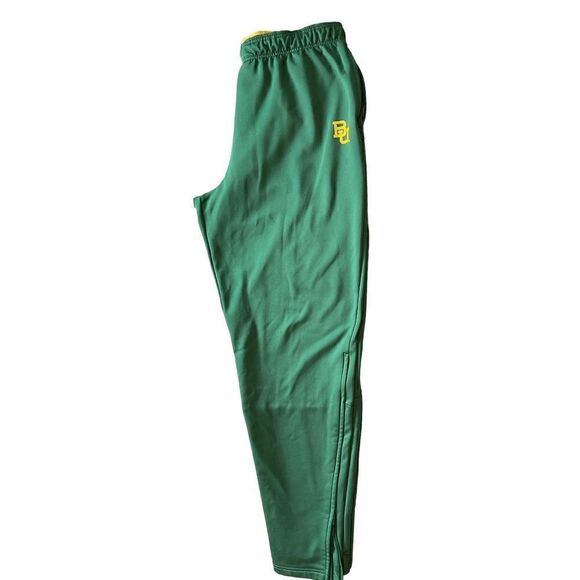 Baylor Bears Nike Dri Fit Green Warm-Up Athletics Pants Size XL BU Big 12 Footba - Picture 2 of 7